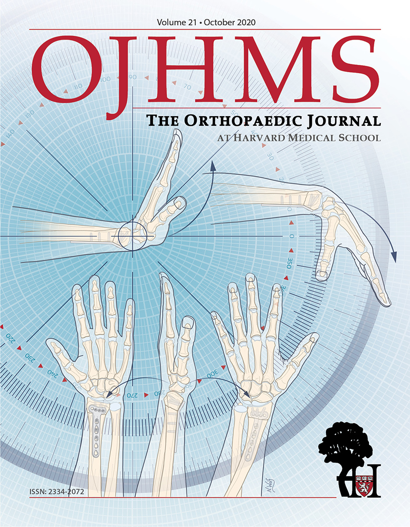 The Orthopaedic Journal at Harvard Medical School Cover, Volume 21, October 2020