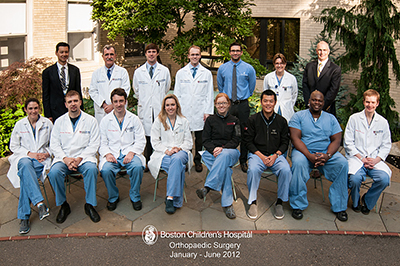Residents, Department of Orthopedic Surgery, Children's Hospital Boston