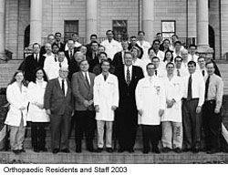 Orthopaedic Residents and Staff 2003