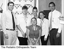 The Pediatric Orthopaedic Team